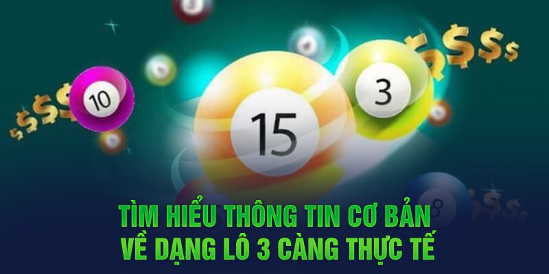 Tìm hiểu thông tin cơ bản về dạng lô 3 càng thực tế